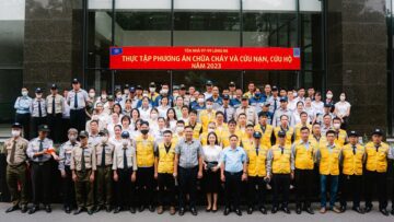 Diễn Tập chữa cháy và cứu hộ cứu nạn năm 2023 tại tòa nhà 97-99 Láng Hạ