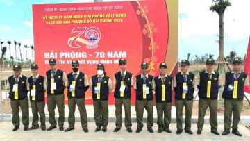 CÔNG TY VINASINCO CUNG CẤP DỊCH VỤ AN NINH CHO CHƯƠNG TRÌNH KỶ NIỆM 70 NĂM GIẢI PHÓNG THÀNH PHỐ HẢI PHÒNG “HẢI PHÒNG – 70 NĂM NIỀM TIN VÀ KHÁT VỌNG VƯƠN MÌNH” (13/05/1955 – 13/05/2025)